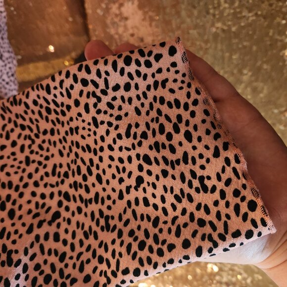 SHEIN Curve Pink and Black Animal Print Blouse Size 4X - Picture 4 of 5